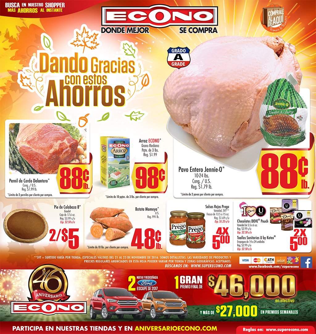 Thanksgiving Special - Newspaper Ad